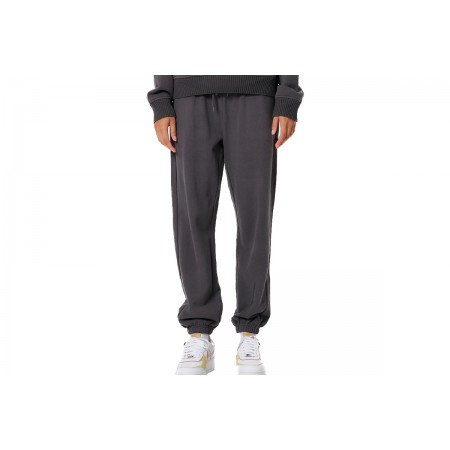 Body Action High Waist Γυναικείο Παντελόνι Φόρμας Γκρι Σκούρο