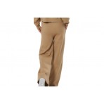 Body Action Wide-Leg Φαρδύ Παντελόνι Φόρμας Γυναικείο (021540 TEAK BEIGE-05C)