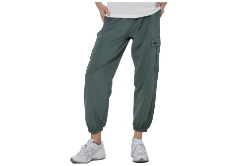 Body Action Poly Stretch Cargo Παντελόνι Φόρμας Γυναικείο (021623 BALSAM GREEN-07A)