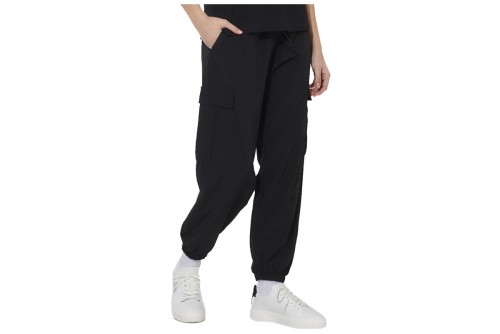 Body Action Poly Stretch Cargo Παντελόνι Φόρμας Γυναικείο (021623 BLACK-1)