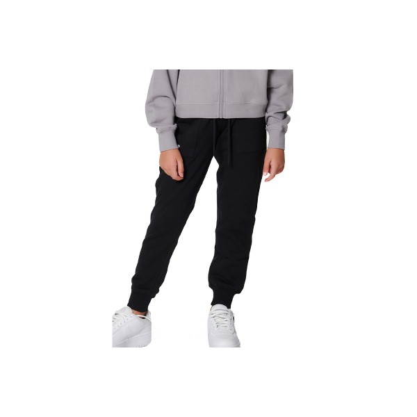 Body Action Fleece Παντελόνι Φόρμας (022504 BLACK-01)