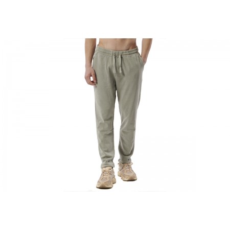 Body Action Mens Natural Dye Rolled Hem Pants Παντελόνι Φόρμας Ανδρικό 