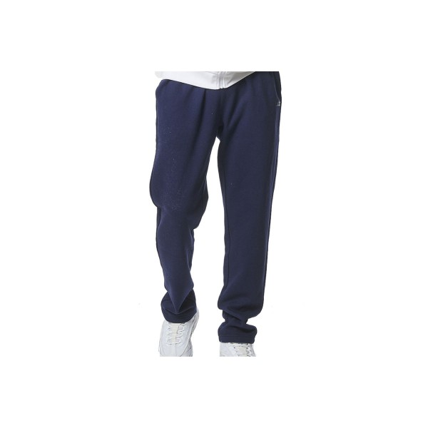 Body Action Men S Fleece Open Leg Sweatpants Παντελόνι Φόρμας Ανδρικό (023332 PEACOAT BLUE-04)