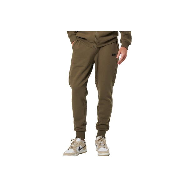 Body Action Fleece Sportstyle Παντελόνι Φόρμας Ανδρικό (023530 OLIVE GREY-07E)