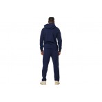 Body Action Fleece Open Leg Ανδρικό Παντελόνι Φόρμας Μπλε Σκούρο