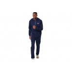 Body Action Fleece Open Leg Ανδρικό Παντελόνι Φόρμας Μπλε Σκούρο