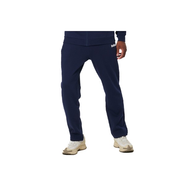 Body Action Fleece Open Leg Παντελόνι Φόρμας Ανδρικό (023531 MARITIME BLUE-04B)