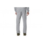 Body Action Fleece Open Leg Ανδρικό Παντελόνι Φόρμας Γκρι