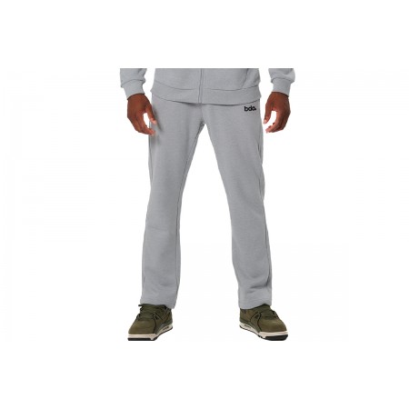 Body Action Fleece Open Leg Παντελόνι Φόρμας Ανδρικό 