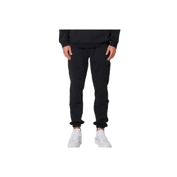 Body Action Cargo Παντελόνι Φόρμας Ανδρικό (023534 BLACK-01)