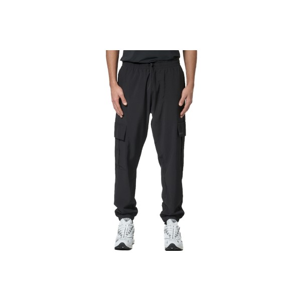 Body Action Poly Stretch Παντελόνι Cargo Ανδρικό (023625 BLACK-01)