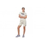 Body Action Essentials French Terry Γυναικείο Αθλητικό Σορτς Εκρού