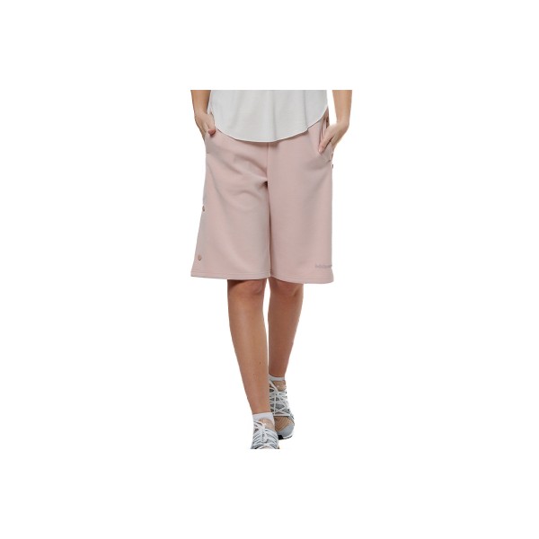 Body Action Wide-Leg Βερμούδα Αθλητική Γυναικεία (031522 ROSE DUST-12A)
