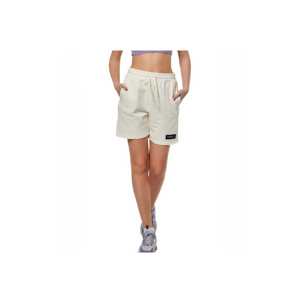 Body Action Gymtech Sweat Σορτς Αθλητικό Γυναικείο (031527 WHITE ALYSSUM-05A)