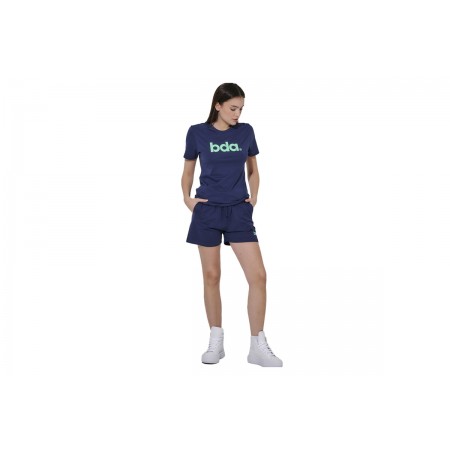 Body Action Essentials Jersey Γυναικείο Αθλητικό Σορτς Μπλε Σκούρο