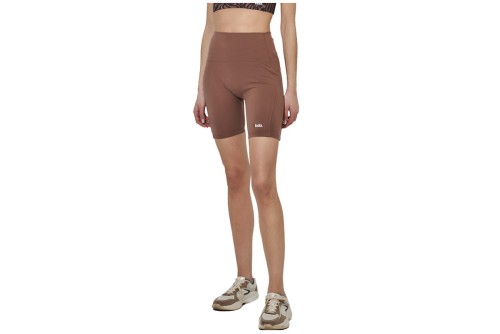 Body Action Bike Κολάν Κοντό Γυναικείο (031617 BROWN GREY-6)