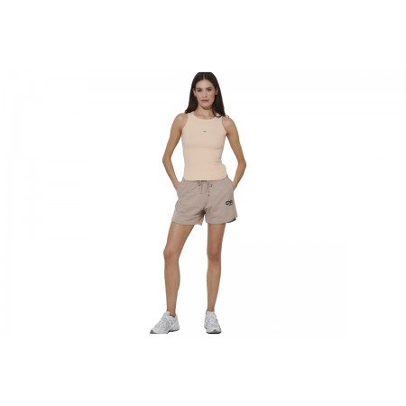 Body Action Sportswear Γυναικείο Αθλητικό Σορτς Μπεζ