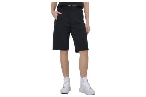Body Action Wide-Leg Βερμούδα Αθλητική Γυναικεία (031621 BLACK-01)