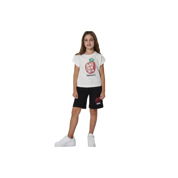 Body Action French Terry Βερμούδα Αθλητική (032606 BLACK-01)