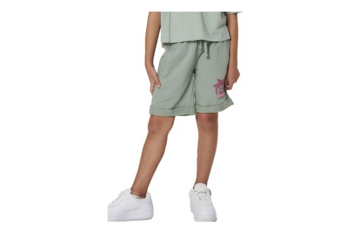 Body Action French Terry Βερμούδα Αθλητική (032606 PISTACHIO GREEN-07A)