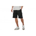 Body Action Tech Fleece Ανδρική Βερμούδα Cargo Μαύρη