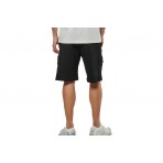 Body Action Tech Fleece Ανδρική Βερμούδα Cargo Μαύρη