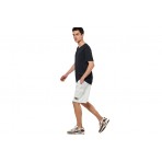 Body Action Tech Fleece Ανδρική Βερμούδα Cargo Λευκή