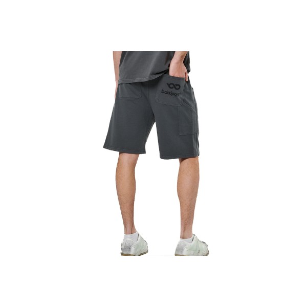 Body Action Natural Dye Βερμούδα Αθλητική Ανδρική (033525 CHARCOAL GREY-03F)