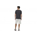 Body Action Tech Fleece Ανδρική Αθλητική Βερμούδα Λευκή