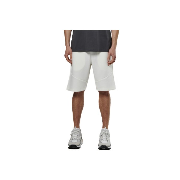 Body Action Tech Fleece Βερμούδα Αθλητική Ανδρική (033527 WHITE ALYSSUM-05A)