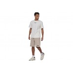 Body Action Sportswear Ανδρική Αθλητική Βερμούδα Εκρού