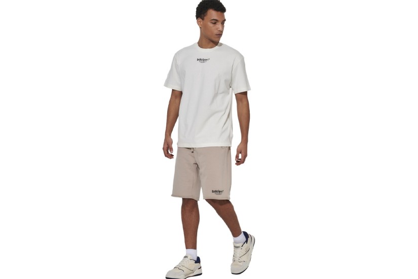Body Action Sportswear Ανδρική Αθλητική Βερμούδα Εκρού