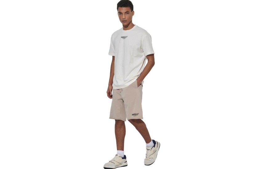 Body Action Sportswear Ανδρική Αθλητική Βερμούδα Εκρού