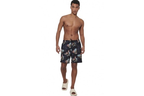 Body Action Allover Printed Μαγιό Βερμούδα Ανδρικό (033624 BLACK-01)