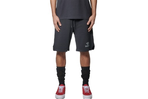 Body Action High Density Logo Terry Βερμούδα Αθλητική Ανδρική (033628 BLACK-01)