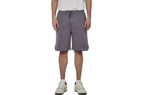Body Action High Density Logo Terry Βερμούδα Αθλητική Ανδρική (033628 STEEL GREY-03)