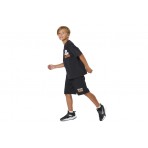 Body Action French Terry Βερμούδα Αθλητική (034603 BLACK-01)