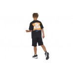 Body Action French Terry Βερμούδα Αθλητική (034603 BLACK-01)