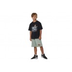 Body Action French Terry Βερμούδα Αθλητική (034603 PISTACHIO GREEN-07A)