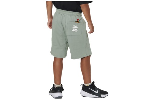 Body Action French Terry Βερμούδα Αθλητική (034603 PISTACHIO GREEN-07A)
