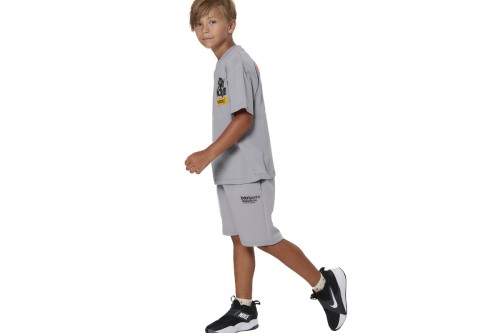 Body Action Tech Fleece Βερμούδα Αθλητική (034604 ULTIMATE GREY-03)