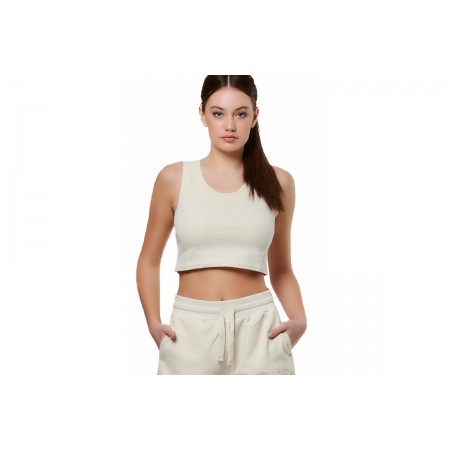 Body Action Tank Waffle Crop Top Αμάνικο Γυναικείο 