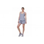 Body Action Natural Dye Γυναικεία Αμάνικη Μπλούζα Σιέλ