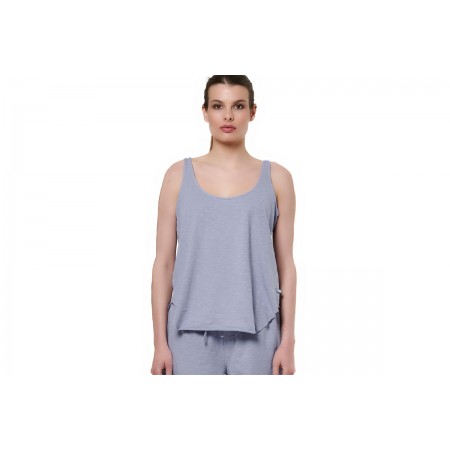 Body Action Natural Dye Μπλούζα Αμάνικη Γυναικεία 
