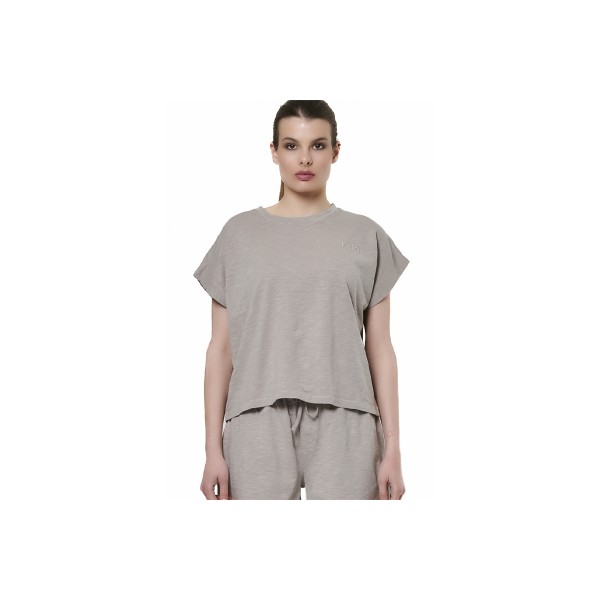 Body Action Natural Dye T-Shirt Γυναικείο (041518 CLOUDS GREY-03)