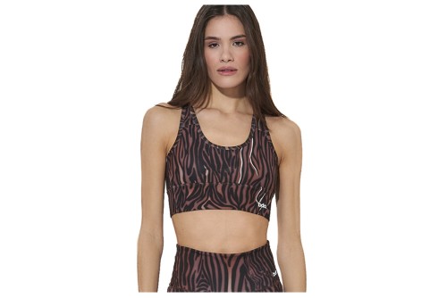 Body Action Cross-Over Straps Μπουστάκι Γυναικείο (041615 GOLD ZEBRA-06B)