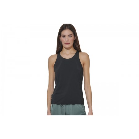 Body Action Cross-Back Yoga Γυναικεία Αμάνικη Μπλούζα Μαύρη