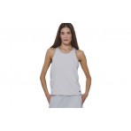 Body Action Cross-Back Yoga Μπλούζα Αμάνικη Γυναικεία (041621 LIGHT GREY-03A)