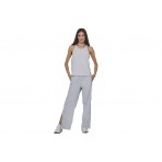Body Action Cross-Back Yoga Μπλούζα Αμάνικη Γυναικεία (041621 LIGHT GREY-03A)