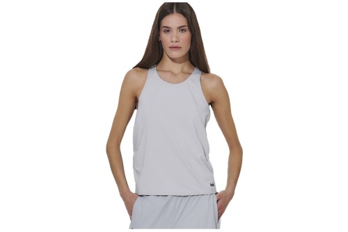 Body Action Cross-Back Yoga Μπλούζα Αμάνικη Γυναικεία (041621 LIGHT GREY-03A)